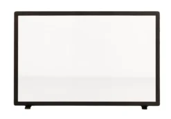 Kamingitter Glas Heibi, 1-teilig Schwarz