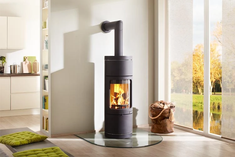 Kaminofen Wasserführend Leda NOVIA W Schwarz, 8 KW 2 Kaminofen Wasserführend Leda NOVIA W Schwarz, 8 KW – Bild 2