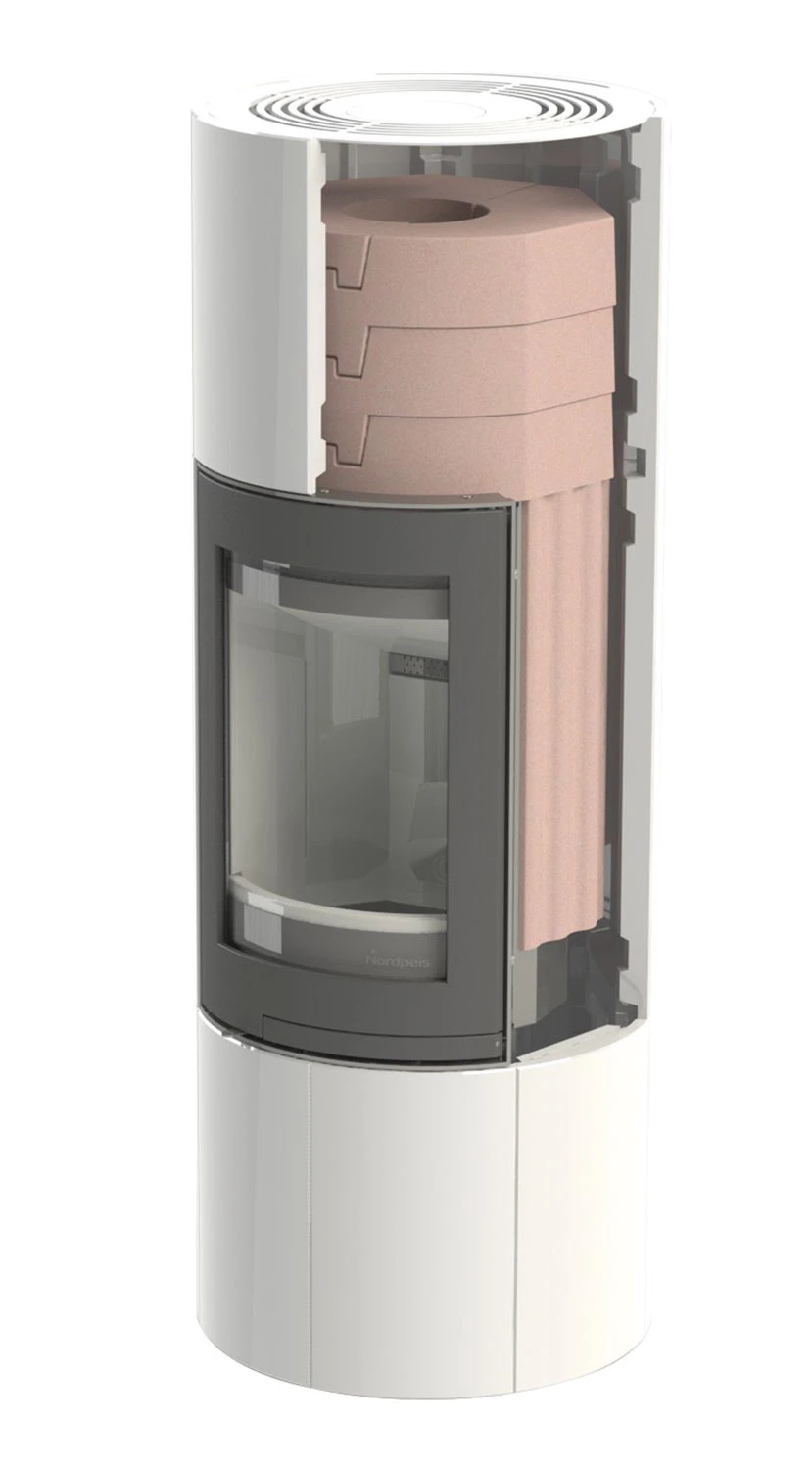 Kaminbausatz Nordpeis RONDA 160, 5 KW 5 Kaminbausatz Nordpeis RONDA 160, 5 KW – Bild 5