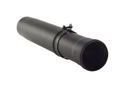 Teleskop-Pellet-Ofenrohr Stahl 500-800 Mm Schwarz
