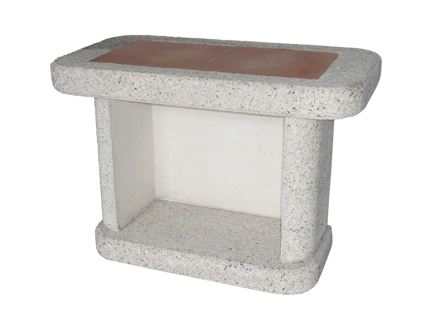 Beistelltisch Für Grillkamin SIESTA Weiß 1 Beistelltisch Für Grillkamin SIESTA Weiß