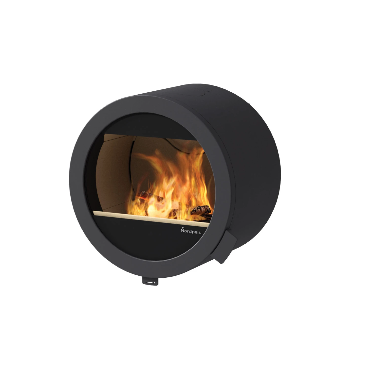 Kaminofen Nordpeis ME Wand 5,8 KW Schwarz 2 Kaminofen Nordpeis ME Wand 5,8 KW Schwarz – Bild 2