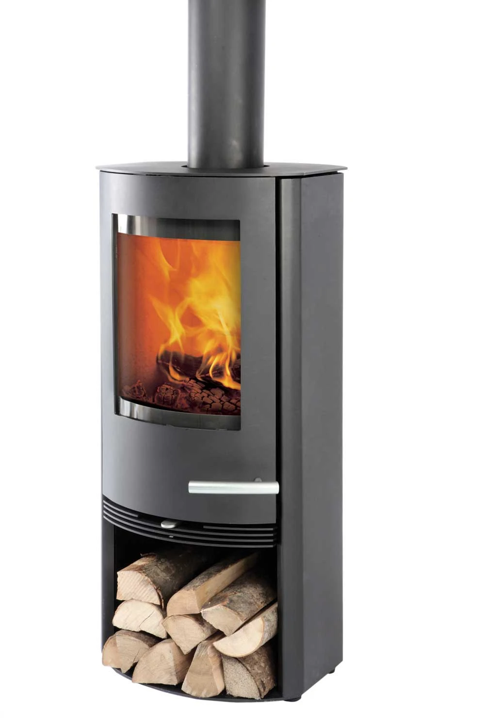 Kaminofen TermaTech TT20 Schwarz, 5 KW 2 Kaminofen TermaTech TT20 Schwarz, 5 KW – Bild 2