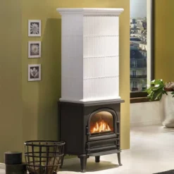 Kaminofen Leda ANTIGUA H Schwarz, 9 KW -GrillMeister Verkaufsgeschäft 6658 0