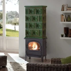 Kaminofen Leda ANTIGUA H Schwarz, 9 KW -GrillMeister Verkaufsgeschäft 6658 26822f