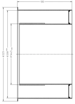 Wandfutter Doppelwandig Rauchrohr Stahl 120 Mm Lang Unlackiert -GrillMeister Verkaufsgeschäft 6790 1