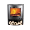 Kaminofen TermaTech TT22R Schwarz, 7,5 KW