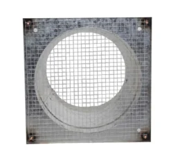 Außenluftgitter 23 X 23 Cm Edelstahl Mit Anschlussstutzen -GrillMeister Verkaufsgeschäft 6b633a746541f7827b62a5eeea89f991