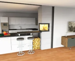 Kaminbausatz Brunner Systemkamin BSK 09 Eck Kamin Drehtür Aufsatzspeicher, 8 KW -GrillMeister Verkaufsgeschäft 71114aac8c604159d4ca45901c78153b