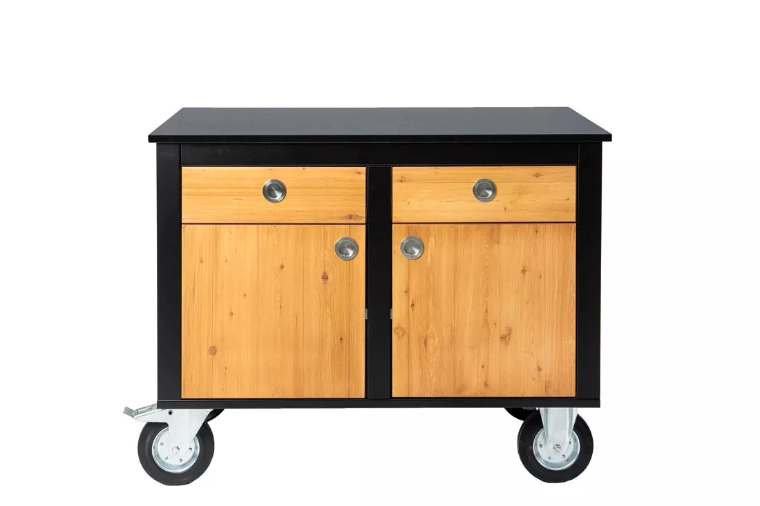 Der Merklinger Outdoor Modul "Vroni" (2 Schubladen + 2 Türen M. Ablage) 2 Der Merklinger Outdoor Modul "Vroni" (2 Schubladen + 2 Türen M. Ablage) – Bild 2