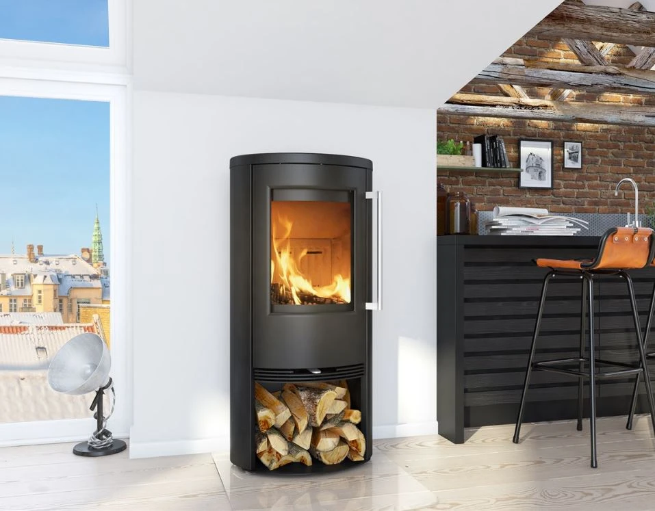 Kaminofen TermaTech TT21R Schwarz, 5 KW 4 Kaminofen TermaTech TT21R Schwarz, 5 KW – Bild 4