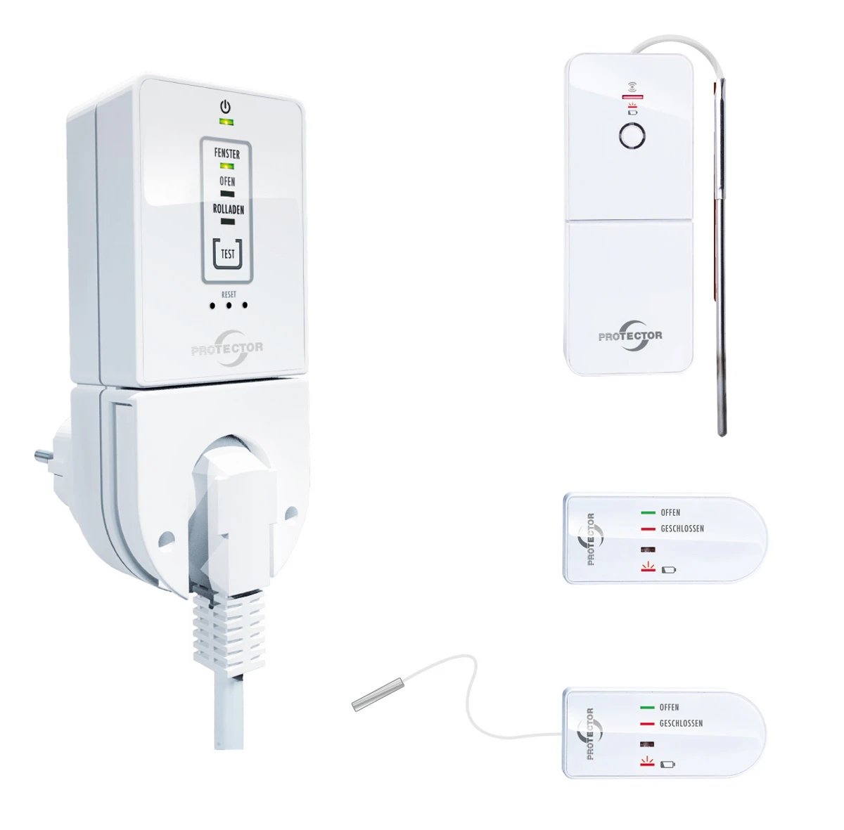 Funk-Fensterkontaktschalter AS-7240 PREMIUM Lichterkennung - Thermo 1 Funk-Fensterkontaktschalter AS-7240 PREMIUM Lichterkennung - Thermo