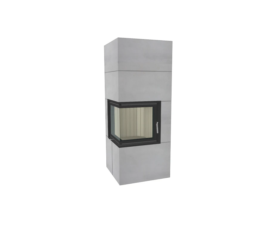 Brunner Kaminbausatz Systemkamin BSK 09 Eck Kamin Drehtür, 8 KW 3 Brunner Kaminbausatz Systemkamin BSK 09 Eck Kamin Drehtür, 8 KW – Bild 3