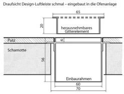 Design-Blende D2 Für Luftleiste Weiß -GrillMeister Verkaufsgeschäft 8767 1