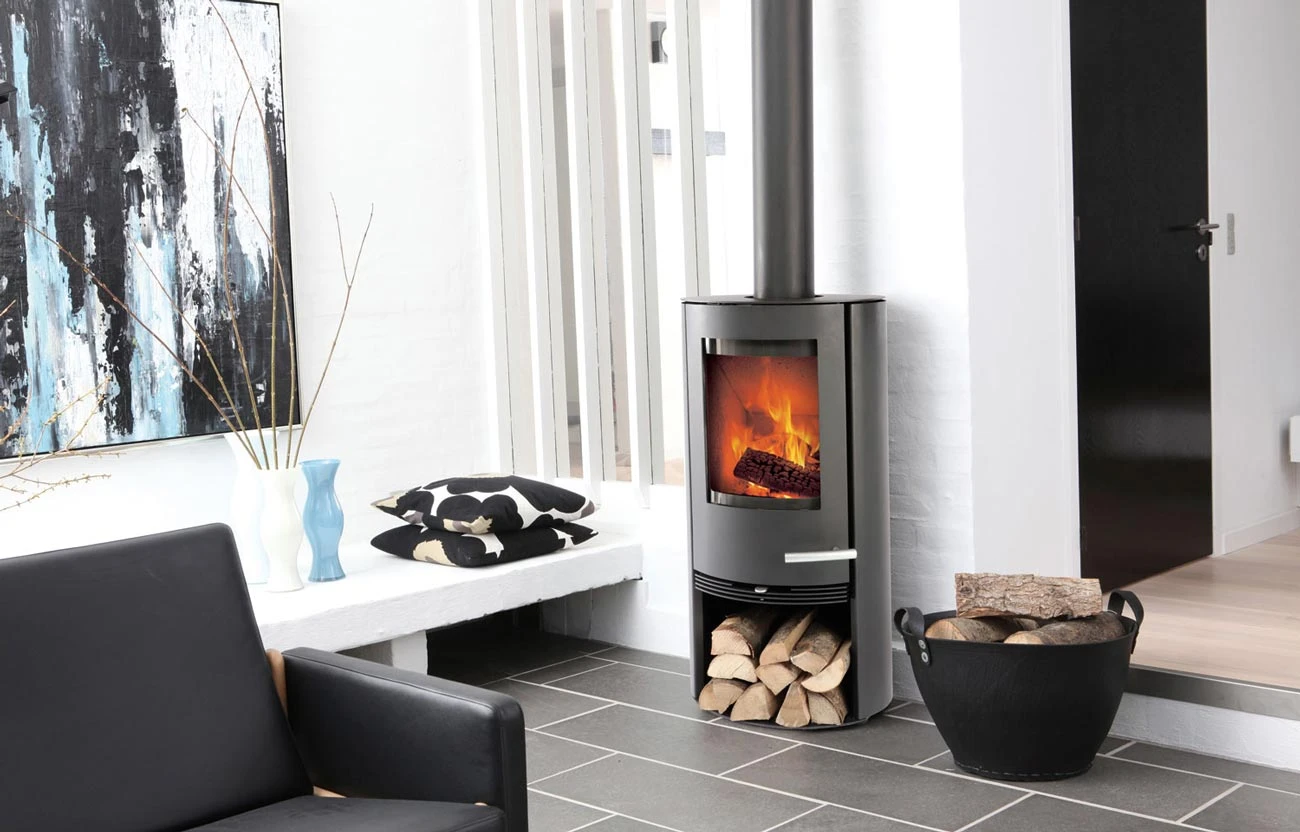 Kaminofen TermaTech TT20R Schwarz, 5 KW 3 Kaminofen TermaTech TT20R Schwarz, 5 KW – Bild 3