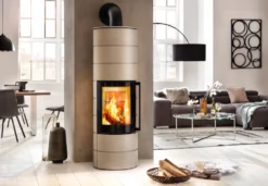 Kaminofen Spartherm AMBIENTE A4 H2O, 8 KW -GrillMeister Verkaufsgeschäft a4 perle milieu 02 2017 print