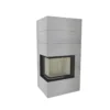 Kaminbausatz Brunner Systemkamin BSK 02 Eck Kamin Links Schiebetür, 11 KW