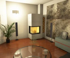 Kaminbausatz Brunner Systemkamin BSK 02 Eck Kamin Links Schiebetür, 11 KW -GrillMeister Verkaufsgeschäft addb50daeeb1915d3c715461cd6af824