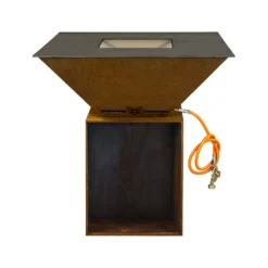 Feuerschale Plancha BlackBull BigQube L Gas -GrillMeister Verkaufsgeschäft bigqube l gas corten