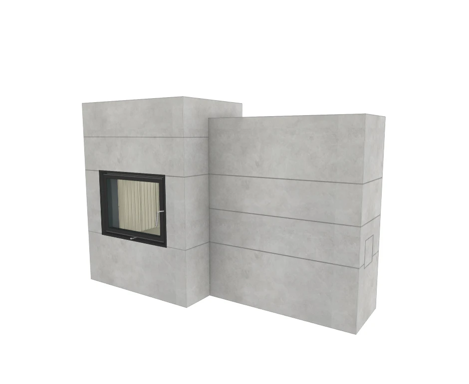 Grundofen Brunner BSG 01 Modul Speicher Stein Nebenstehend, Niedrig 5 Grundofen Brunner BSG 01 Modul Speicher Stein Nebenstehend, Niedrig – Bild 5