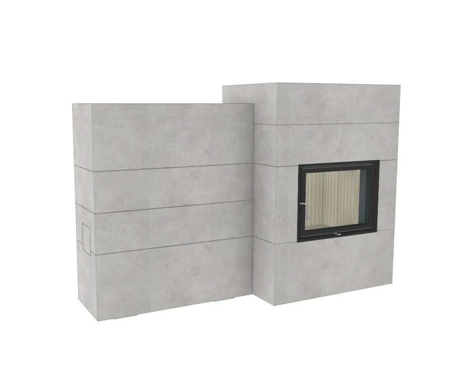 Grundofen Brunner BSG 01 Modul Speicher Stein Nebenstehend, Niedrig 1 Grundofen Brunner BSG 01 Modul Speicher Stein Nebenstehend, Niedrig