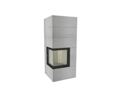 Kaminbausatz Brunner Systemkamin BSK 01 Eck Kamin Drehtür, 10 KW