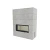 Kaminbausatz Brunner Systemkamin BSK 06 Architektur Kamin Schiebetür, 14 KW
