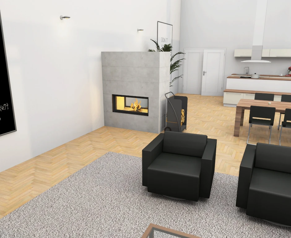 Kaminbausatz Brunner Systemkamin BSK 06 Architektur Kamin Tunnel, 14 KW 9 Kaminbausatz Brunner Systemkamin BSK 06 Architektur Kamin Tunnel, 14 KW – Bild 9