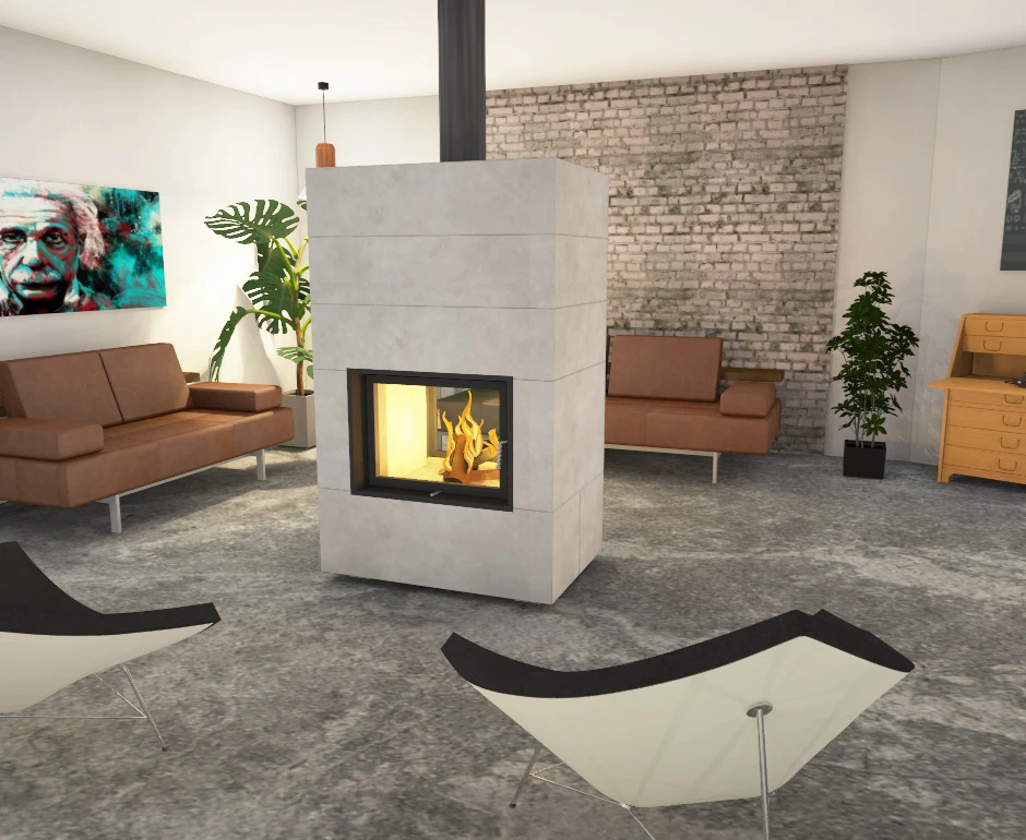 Kaminbausatz Brunner Systemkamin BSK 08 Kompakt Kamin Tunnel, 11 KW 12 Kaminbausatz Brunner Systemkamin BSK 08 Kompakt Kamin Tunnel, 11 KW – Bild 12