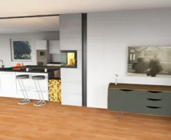 Kaminbausatz Brunner Systemkamin BSK 09 Eck Kamin Drehtür Aufsatzspeicher, 8 KW -GrillMeister Verkaufsgeschäft bsk09 01dxbb1rqj6wq2g