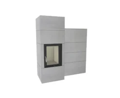 Kaminbausatz Brunner Systemofen BSO 03 HKD 2.2 DF, 9 KW