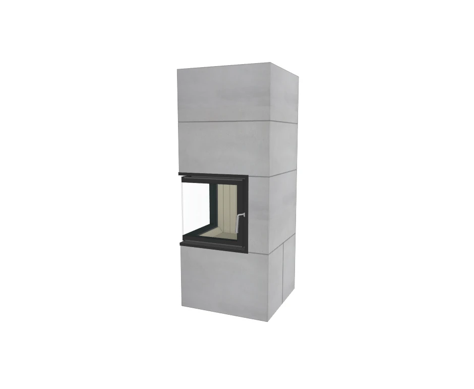 Brunner Kaminbausatz Systemkamin BSK 09 Eck Kamin Drehtür, 8 KW 6 Brunner Kaminbausatz Systemkamin BSK 09 Eck Kamin Drehtür, 8 KW – Bild 6