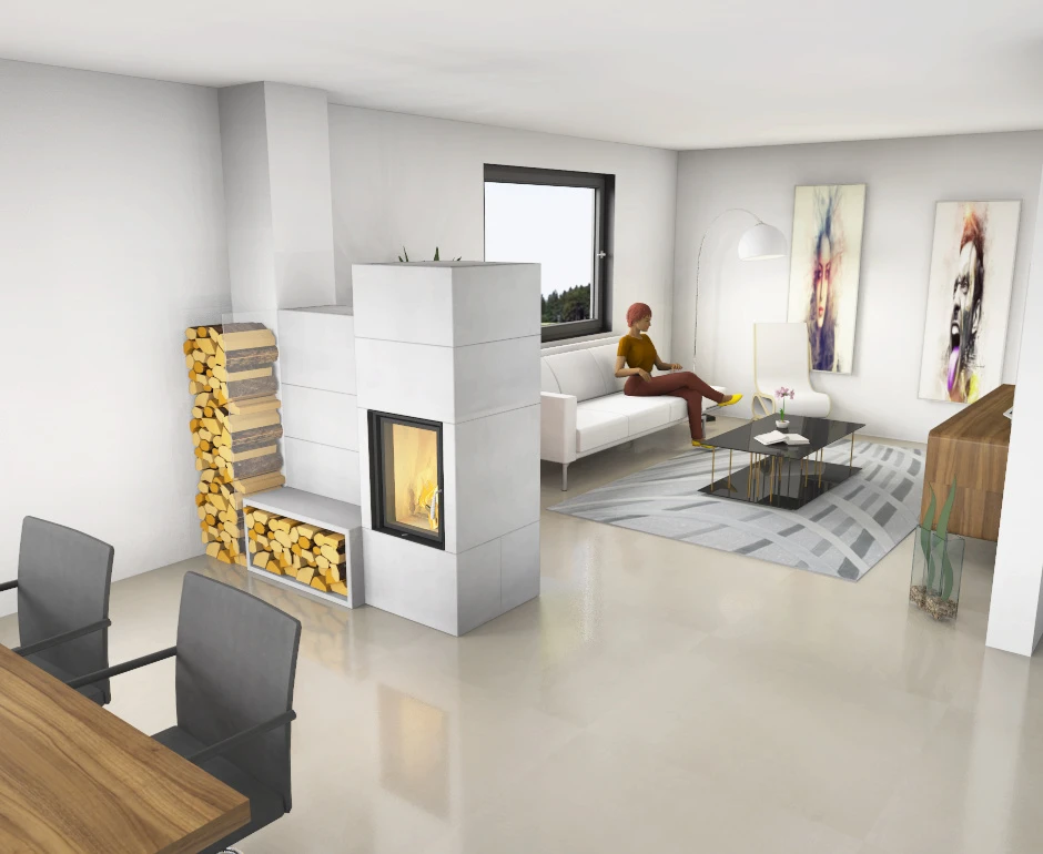 Kaminbausatz Brunner Systemofen BSO 03 Tunnel HKD 2.2 DF, 9 KW 12 Kaminbausatz Brunner Systemofen BSO 03 Tunnel HKD 2.2 DF, 9 KW – Bild 12