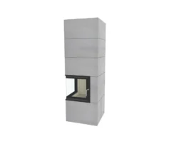 Kaminbausatz Brunner Systemkamin BSK 09 Eck Kamin Drehtür Aufsatzspeicher, 8 KW -GrillMeister Verkaufsgeschäft e10a2efed846de27523015caec4a2cf1