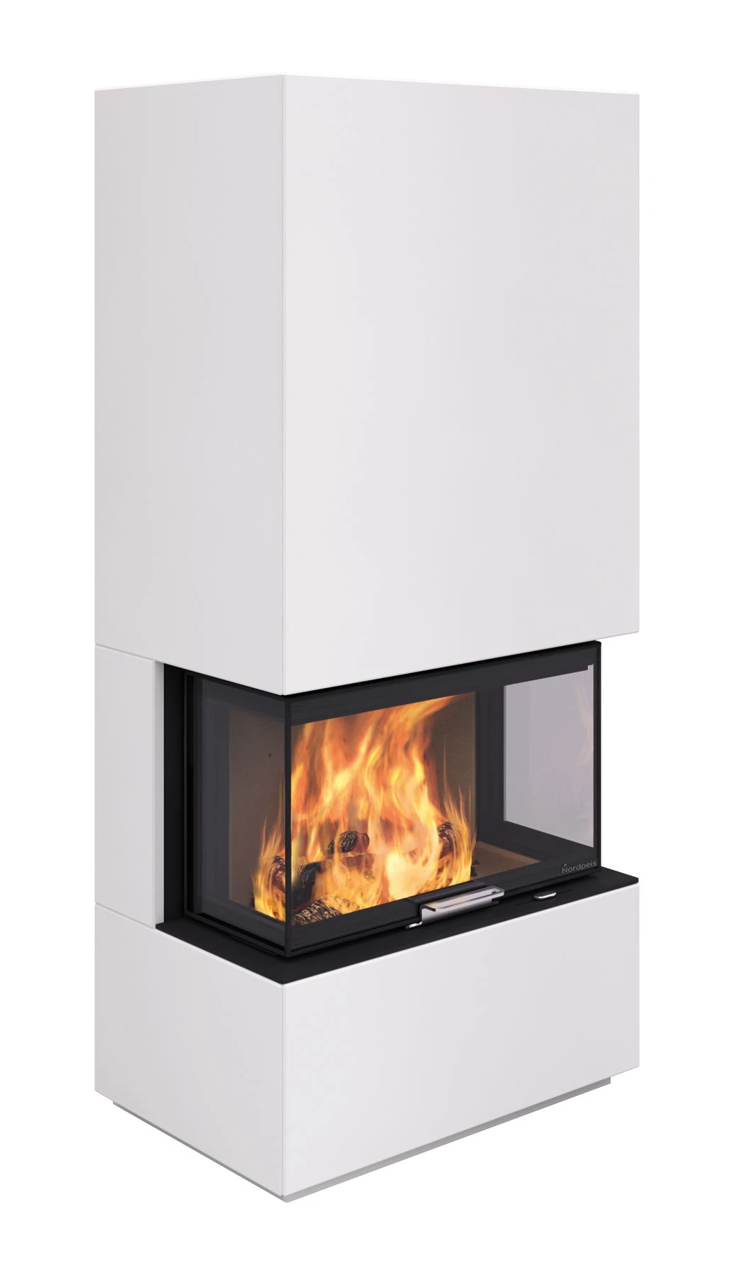 Kaminbausatz Nordpeis MONACO LOW BASE IR Super Max, 8 KW 2 Kaminbausatz Nordpeis MONACO LOW BASE IR Super Max, 8 KW – Bild 2