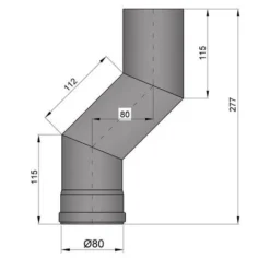 Versatzbogen Pelletrohr Stahl 80 Mm Ø 80 Mm Schwarz -GrillMeister Verkaufsgeschäft ef032e06c8cff6d7fd8c19a07f895a1e