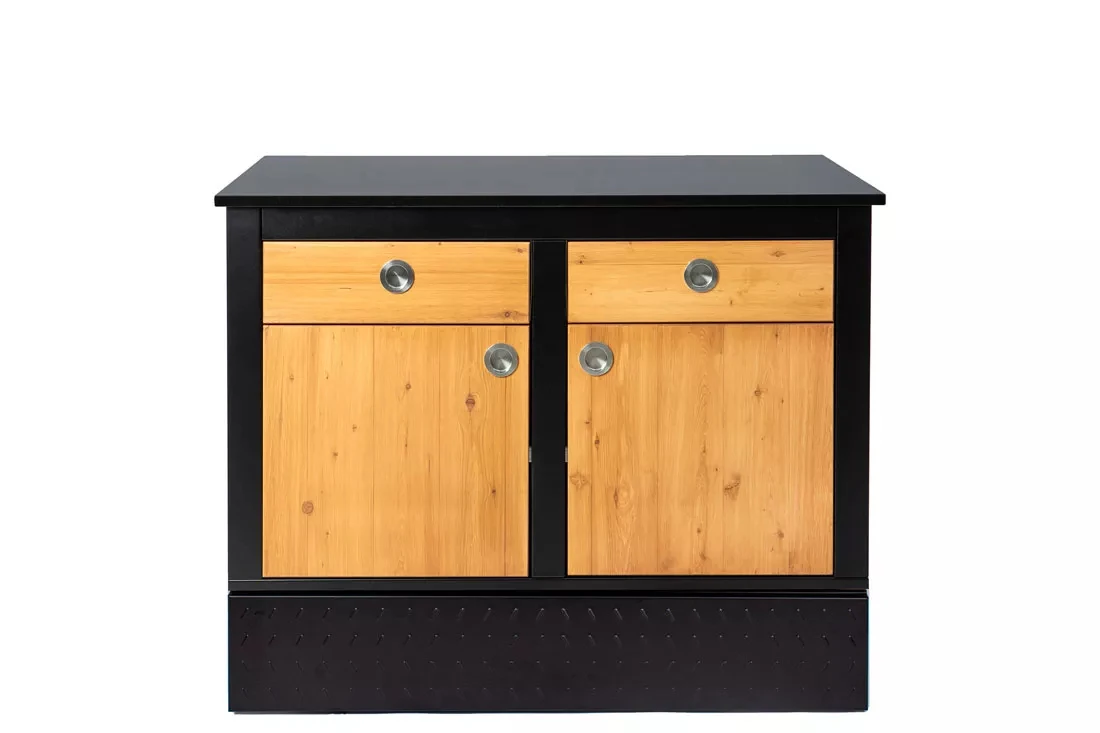 Der Merklinger Outdoor Modul "Vroni" (2 Schubladen + 2 Türen M. Ablage) 3 Der Merklinger Outdoor Modul "Vroni" (2 Schubladen + 2 Türen M. Ablage) – Bild 3