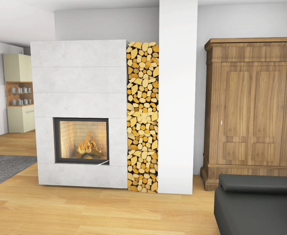 Kaminbausatz Brunner Systemkamin BSK 04 Stil Kamin Schiebetür, 10,5 KW 6 Kaminbausatz Brunner Systemkamin BSK 04 Stil Kamin Schiebetür, 10,5 KW – Bild 6