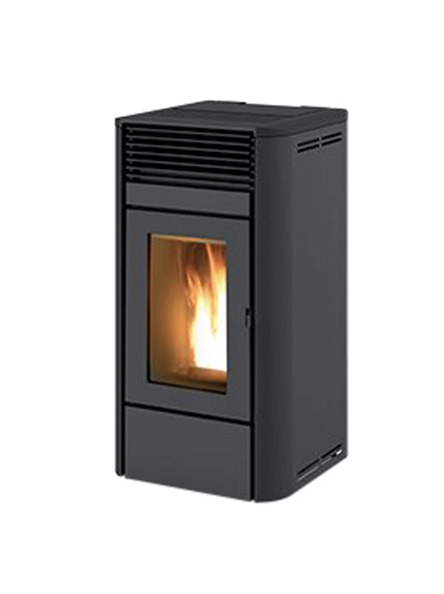 Pelletofen RED CAMELIA Metall Air, 8 KW 2 Pelletofen RED CAMELIA Metall Air, 8 KW – Bild 2