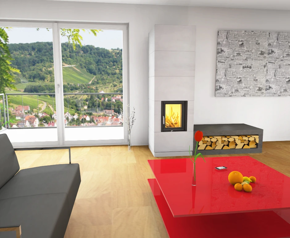 Brunner Klein-Speicherofen KSO 33q Mit Wärmebetonverkleidung 8 Brunner Klein-Speicherofen KSO 33q Mit Wärmebetonverkleidung – Bild 8