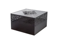 Feuerkorb Mit Grillplatte Feu Du Jardin CUBE 500 Inkl. Grillrost, Schwarz