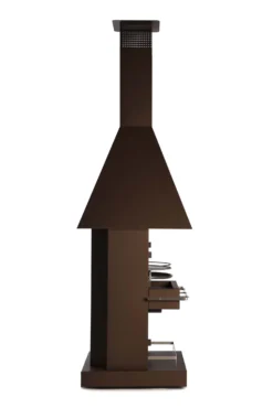 Grillkamin Edelstahl Firestar CUBE CLASSIC -GrillMeister Verkaufsgeschäft firestar cube braun seitlichjas 0387 scaled