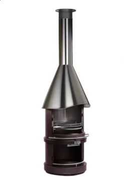 Grillkamin Edelstahl Firestar DESIGN 700 -GrillMeister Verkaufsgeschäft firestar dn 700 design braun brown 2