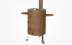 Fondueofen Feu Du Jardin DELUXE Rost Inkl Grillrost, Edelstahlpfanne