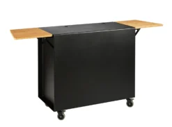 Grillwagen Ferleon PATIO II, Inkl. Seitentisch Aus Holz