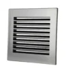 Kaltluftgitter Edelstahlblende Geschliffen