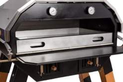 Der Merklinger 1200 Holzofen Standard -GrillMeister Verkaufsgeschäft merklinger holzbackofen grill pizzaofen brotbackofen 1200 edelstahl braeter100x59 jpg