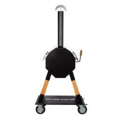 Der Merklinger 600 Holzofen Standard -GrillMeister Verkaufsgeschäft merklinger holzbackofen grill pizzaofen brotbackofen 600 hinten jpg