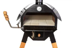 Der Merklinger 600 Holzofen Standard -GrillMeister Verkaufsgeschäft merklinger holzbackofen grill pizzaofen brotbackofen 600 vorne schamottsteine jpg