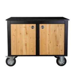 Der Merklinger Outdoor Modul "Anton" (2 Türen M. Ablage) -GrillMeister Verkaufsgeschäft merklinger holzbackofen grill pizzaofen brotbackofen mobiler seitentisch granit turen ablage jpg